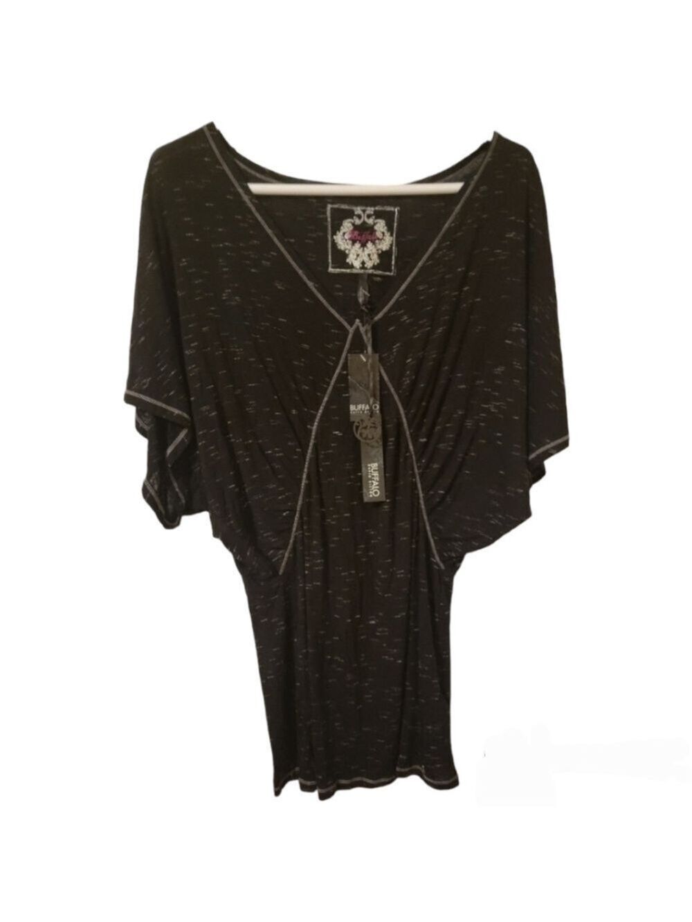 BUFFALO David Bitton Black Speckled Top